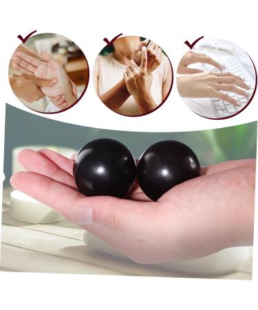Hapinary Wooden Hand Massage Balls - 2 Piece Set | Premium Wood Massage Tools for Hand Exercise & Relaxation | Chinese Therapy Balls - Buy Online on GoSupps.com