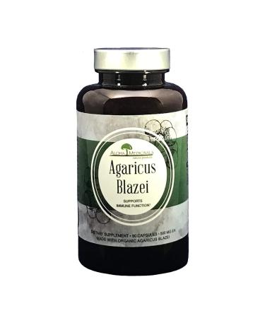Aloha Medicinals Pure Agaricus Blazei 500 mg 90 Vegetarian Capsules Certified Organic - Buy Online on GoSupps.com