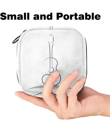 Sanitary Napkin Storage Bag & Portable Menstrual Cup | Acoustic Guitar Carrying Solutions for Women - Buy Online on GoSupps.com
