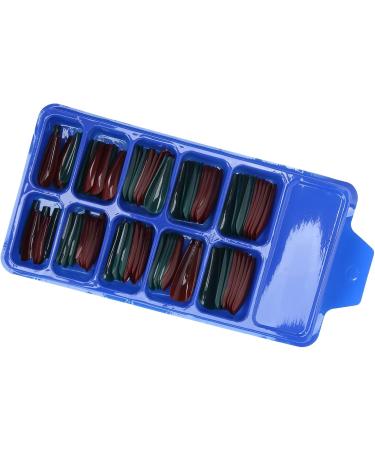 Press On Nails Fake Nails Set Pure Color Full Cover Nail Tip False Nail Tip Girls Fake Nails Ballerina False Gel Nails Art Tips False Nails for Women Girls Kids DIY Nail (04) - Buy Online on GoSupps.com