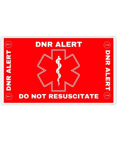 DNR Wallet Card (DNR-101) - 1 Piece | Easy Identification & Access to Medical Directives - Buy Online on GoSupps.com