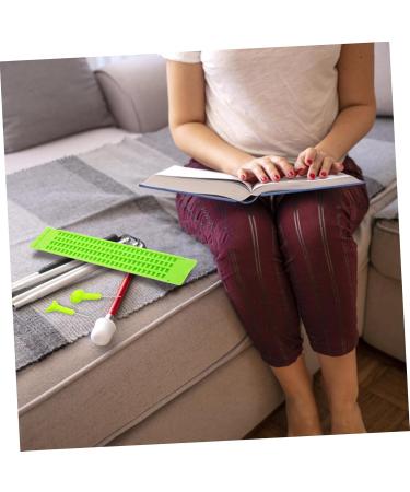 Solustrie Braille Tablet Set - Braille Blanket & Writer Learning Tool for Blind Writing | Educational Braille Accessories | 21.7x4.5 cm Green - Buy Online on GoSupps.com