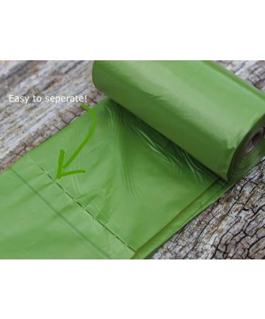 Biodegradable Dog Poo Bags - 120 Pet Poop bags - Unscented - Extra Thick - 100% Leakproof - 22x33cm - Buy Online on GoSupps.com