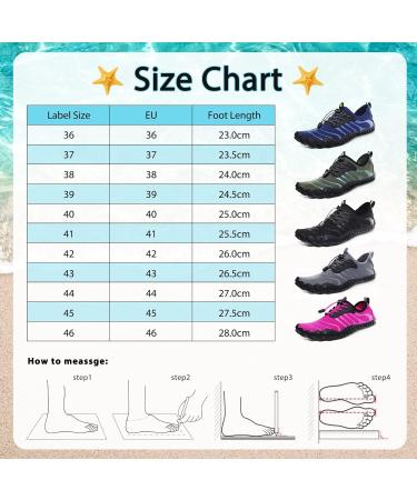 Unisex Fast-Drying Water Shoes for Men & Women - Beach Pool and Kayaking - Drainage Holes - Sizes 36-46 EU - Blue - Buy Online on GoSupps.com