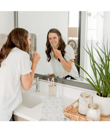 Grow Forward Premium Bamboo Toothbrushes - Pack of 8 - Medium Bristles - Eco-Friendly & Biodegradable - Buy Online on GoSupps.com