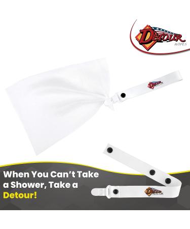 Detour Back Brush Scrubber Handle for Effective Back Cleansing with Body Wipes - Buy Online on GoSupps.com