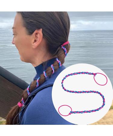 Ponytail Holder for Women Hair Bands for Ponytail 24 Inch Elastic Ponytail Headband Fashionable Wrap Rope Multifunctional Hair Accessories Hair Bands for Girls Women Women Green / Black - Buy Online on GoSupps.com