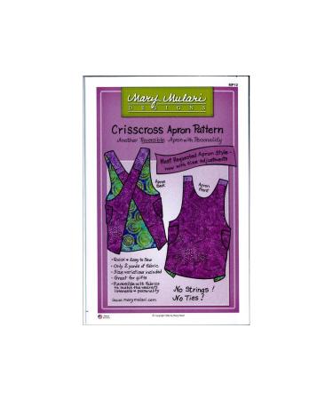 Mary's Productions Mary Mulari Crisscross Apron Ptrn, One Size, Original Version