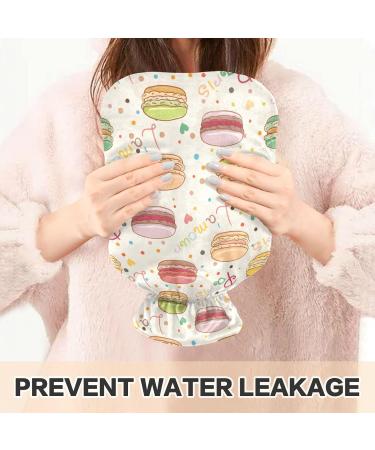 NAANLE Sweet Macaron Hot Water Bottle - 1L Transparent Heat Bottle for Bed Hand & Feet Warmer | Pain Relief & Cold Therapy - Buy Online on GoSupps.com