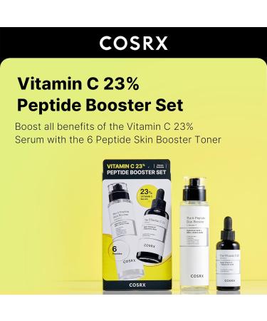 COSRX Vitamin C 23% Peptide Booster Set - Amazon Exclusive - Korean Skin Care Gift Sets Vitamin C Serum Face Serum Vitamin 23% Peptide Set - Buy Online on GoSupps.com