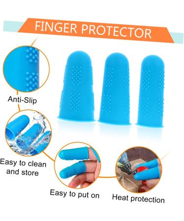 Toyvian 15pcs Finger Protectors | Latex & Silicone Finger Cots Sleeves & Caps - Non-Slip Tips for Crafts & DIY Projects - Buy Online on GoSupps.com