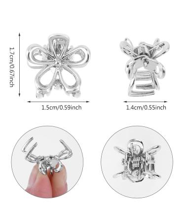 Ouligay 16-Piece Mini Flower Hair Clips - Perfect Hair Accessories for Women & Girls | Ideal for Weddings Birthdays & Parties - Buy Online on GoSupps.com