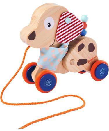 Eichhorn Eh Pulling Animal Dog - Durable Wooden Toy for Kids | International Shipping Available - Buy Online on GoSupps.com
