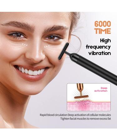 2 in 1 Electric Face Massager Kit - 3D Roller & T Shape Facial Tool Set for Skin Care - Buy Online on GoSupps.com