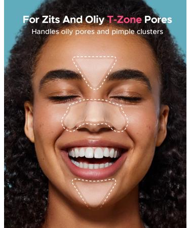 LitBear XL T-Zone Patch - 30 Patches, Hydrocolloid for Nose, Forehead, Chin, Pimple, with Tea Tree & Calendula Oil - Buy Online on GoSupps.com