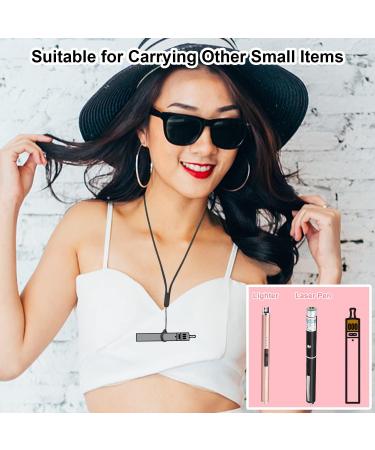 Desing Wish Anti-Lost Lip Balm Holder Silicone Neck Strap and Wrist Lanyard with Non-Slip Silicone Rings Necklace Chapstick Holder Wrist Strap Keychain Holder for Lip Balm Keys Black Medium - Buy Online on GoSupps.com