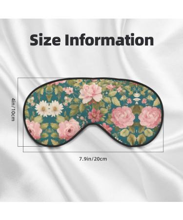 Blossom Flower Print Ultra-Soft Light-Blocking Eye Mask | Optimal Comfort & Restful Sleep - Shop Internationally - Buy Online on GoSupps.com