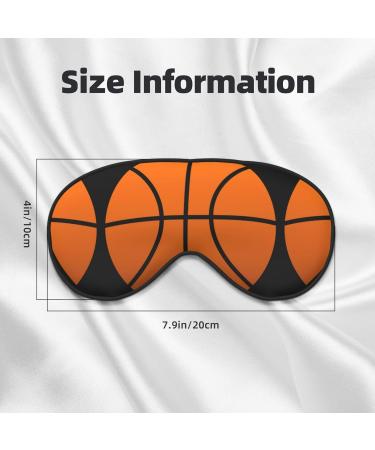 Basketball Soft Sleep Eye Mask | Breathable Eye Patch for Women | Ideal for Travel & Relaxation - Buy Online on GoSupps.com