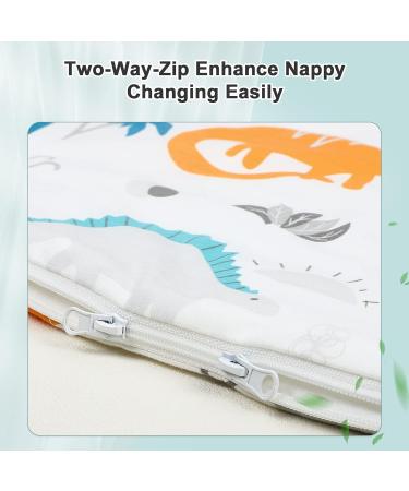 MOEMOE BABY 2.5 Tog Winter Sleeping Bag - Dinasours S Design | Cotton Toddler Sleep Sack 0-6 Months - Buy Online on GoSupps.com