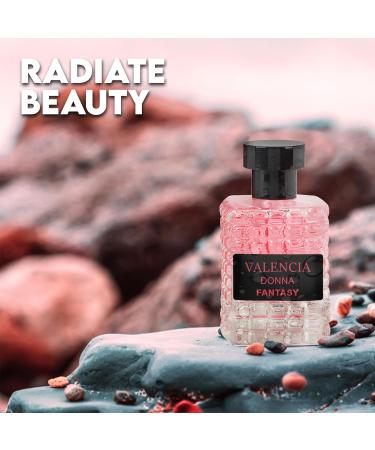 Women's Spray Perfume Valencia Donna Fantasy Long Lasting Eau De Parfum Cologne for Women Refreshing Floral Fragrance for Casual Use Ideal Holiday Gift 3.4 Fl Oz - Buy Online on GoSupps.com