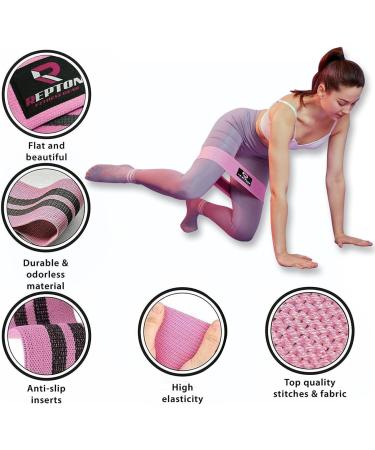 3 Sets Resistance Bands for Glutes, Hips, and Legs Exercise - Ideal for Home Gym Fitness & Workout - Non-Slip Booty Bands for Women and Men - Physio Resistant Loop in Pink, Purple, and Sky Blue - Buy Online on GoSupps.com