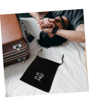 Healeved 4 Pcs Storage Bag Hair Appliance Organizer Drawstring Hair Dryer Pouch Cotton Hair Dryer Bag Velvet - Buy Online on GoSupps.com