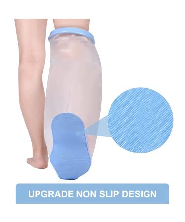 Fasola XL Leg Cast Cover Shower Protector for Broken Thighs, Knees, and Feet - Non-Slip, Waterproof, Reusable - Buy Online on GoSupps.com
