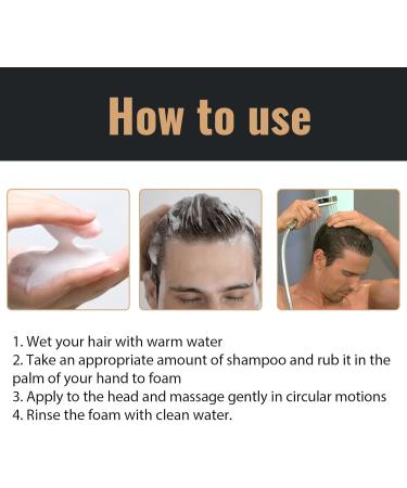 Tindedly Root Activating Shampoo Hair Regrowth Shampoo Shampoo For Gray Hair Shampoo For White Hair Natural Formula For Thicker Hair(3pcs) - Buy Online on GoSupps.com