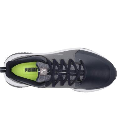PUMA Golf Grip Fusion Pro 3.0 Spikeless Shoes - Navy Blazer/Silver/Quiet Shade (Size 10) - Buy Online on GoSupps.com