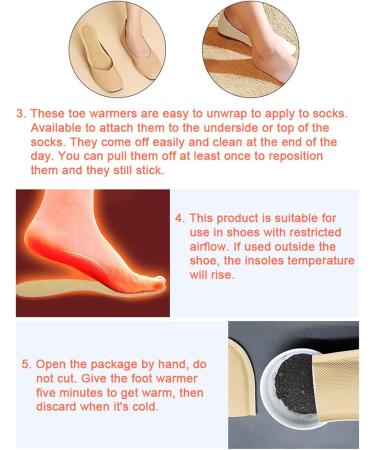 Premium Insole Foot Warmers - Odorless Air-Activated Hot Pads for Men - 8 Hours of Comfort - Buy Online on GoSupps.com