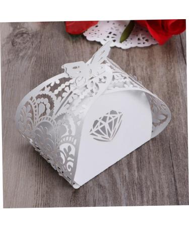 NUOBESTY 50pcs Boxes Baptism Favor Boxes Wedding Boxes Chocolate Boxes Candy Box Carton European Style - Buy Online on GoSupps.com