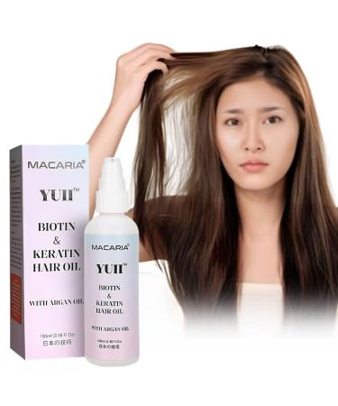 Macaria Herbal Pvt ltd YUII Premium Biotin Hair Oil Growth
