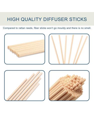 HOSSIAN Reed Diffuser Sticks - 50PCS 7-inch Aroma Fragrance Sticks for Home Ambiance - Primary Color Scent Sticks - Buy Online on GoSupps.com