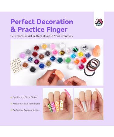 Saviland Acrylic Nail Kit for Beginners: Keratin Acrylic Powder Pure EMA Monomer Liquid Acrylic Nail Brush Foldable Nail Lamp Half Cover Acrylic Nails Training Manicure Nail Tools Home DIY Starter - Buy Online on GoSupps.com