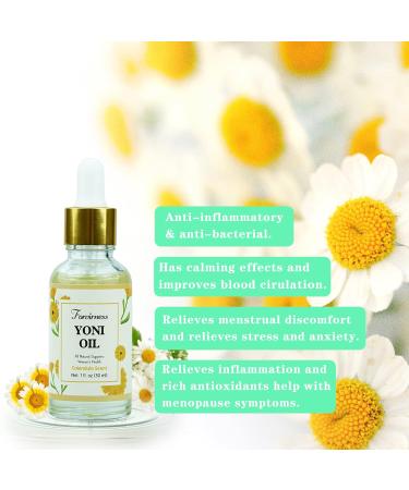 2-Pack Natural Yoni Oil Feminine Wash - Ph Balanced, Eliminates Vaginal Odor, Soothes Ingrown Hair - Rose/Calendula - 30ml - Buy Online on GoSupps.com