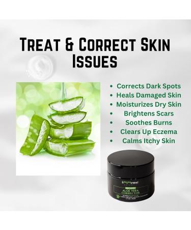 Aloe Vera Cream for Dark Spot Removal | Blemish Treatment & Scar Reducer | Face Cream for Men Women & Kids - Buy Online on GoSupps.com