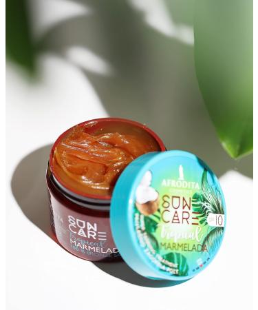 Afrodita Cosmetics Sun Care Browning Accelerator Jam | Fast Intensive Tan | 100% Bronze Skin | Rich Oily Cream | Tropical SPF 10 - Buy Online on GoSupps.com