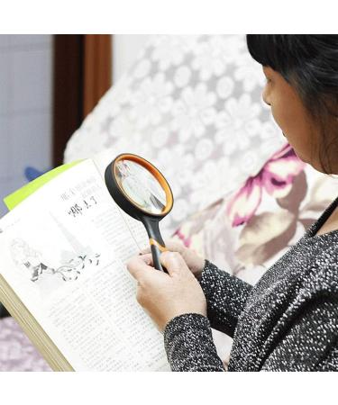 Magnifying Glasses Vision aids Handheld Old Man Reading Hd 10x Optical Lens Student Reading Books Stationery Office Supplies 1PCS Journey - Buy Online on GoSupps.com