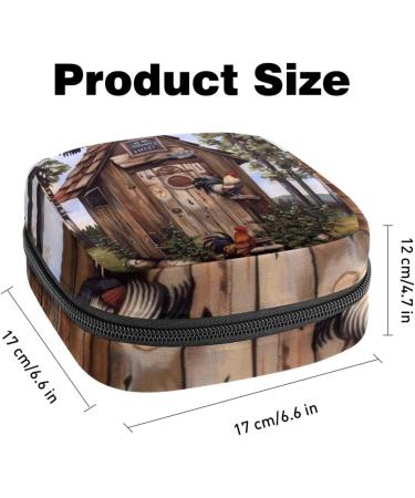 MuooouM Portable Storage Bag for Women's Bandages - Pineapple & Palm Leaves - Menstrual Cup Organizer - Perfect for Teenagers & First Period Essentials - Color 7 - Buy Online on GoSupps.com