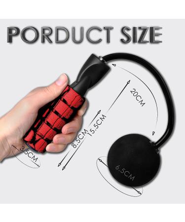 CyberDyer Speed Ropeless Jump Rope for Fitness and Weight Loss - Red+Black - Buy Online on GoSupps.com