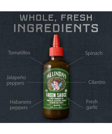 Melinda's Green Sauce Spicy Tomato Jalapeno 355ml - Buy Online on GoSupps.com