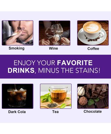Purple Toothpaste for Teeth Whitening |Purples Teeth Whitening Kit |Stain Removal & Enamel Safe | Fresh Breath Formula with Unique Purple |for Coffee/Smokers/Tea - Buy Online on GoSupps.com