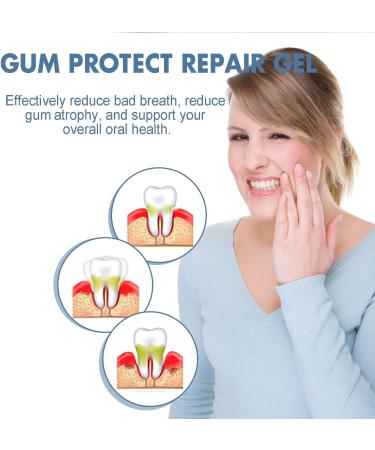 GNAUMORE Gum Repair Gel for recovery and repair gum repair repair gel for gums natural formula 3 pieces - Buy Online on GoSupps.com