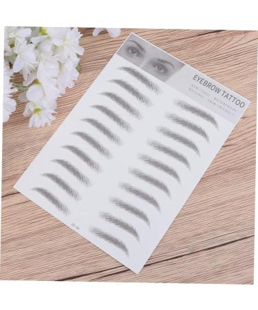 FOMIYES 2pcs 3d Eyebrow Stickers Lady Tools 3d Stickers Artificial Eyebrow Miss Eyebrow Shape The Lazy - Buy Online on GoSupps.com