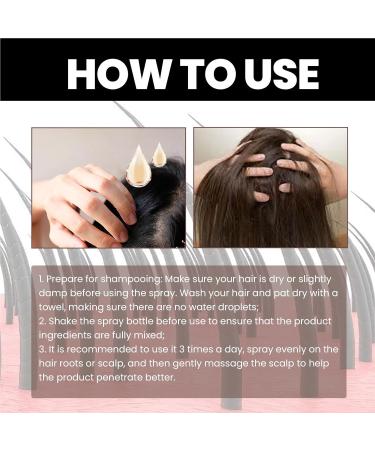 Saffron Essence Spray from White to Black 100ml Saffron Essence Spray Saffron Essence Hair Saffron Polygonum Multiflorum Essence Spray (2PC) - Buy Online on GoSupps.com