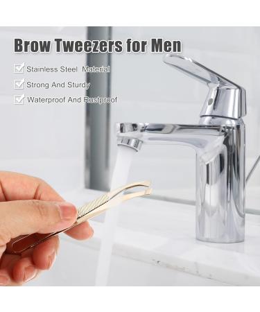 VOCOSTE Anti Slip Eyebrow Clip for Eyebrow Combing Gold Tone 3.31"x0.28" - Buy Online on GoSupps.com