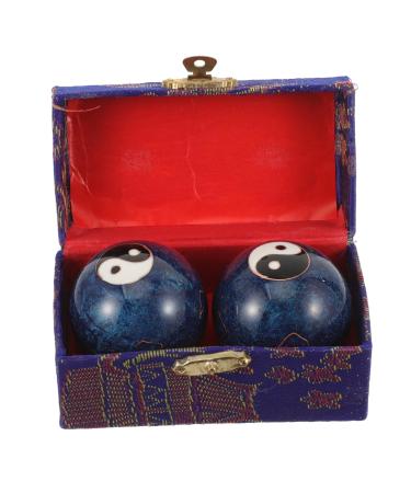 Collbath 1 set hand massage balls Baoding balls Hand rolling balls Manual massage balls Hand Massage balls Small hand-rolling balls Massage balls for hand exercises Cloisonne fitness iron outside
