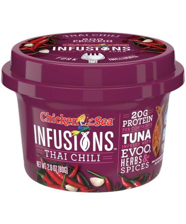 Chicken of the Sea Infusions Tuna, Thai Chili, 2.8 Oz,6-Count(Pack of 1)