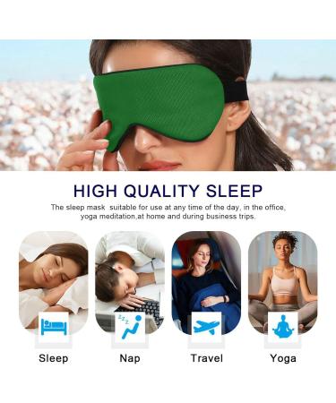 Haskirky Light Blocking Eye Mask for Deep Sleep - Adjustable & Breathable for Men and Women - Ideal for Travel, Meditation, Yoga, and Office Use - Buy Online on GoSupps.com