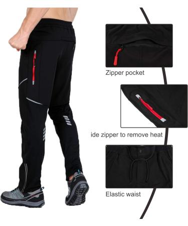 Ynport Creefreak Athletic Cycling Pants | Breathable MTB Sports Pants for Outdoor Training - Black XL - Buy Online on GoSupps.com